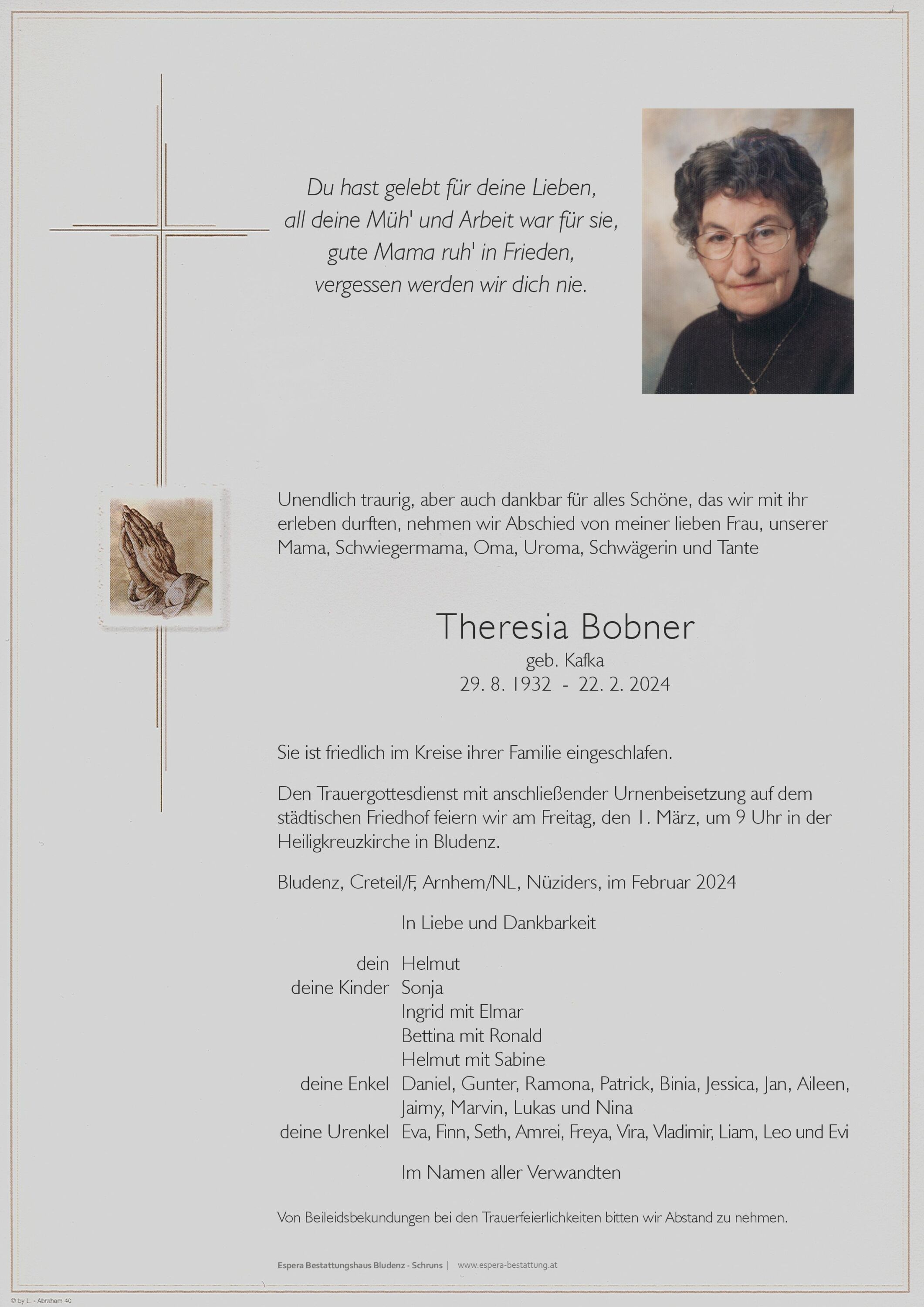 Theresia Bobner
